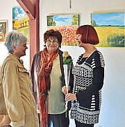 Angela Kempny im Gesprch mit Dr. Luise Reinhold-Richter und Elfi Klepsch