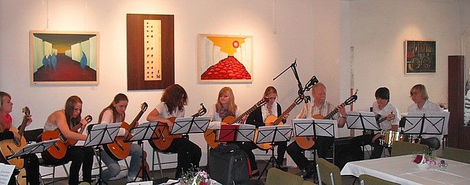 Auftritt Gitarrenensemble der Kreismusikschule Oberhavel