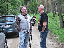 Gerd Lompa und Horst Unruh im Gesprch